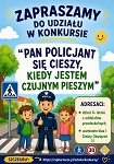 Pan Policjant się cieszy, kiedy jestem czujnym pieszym